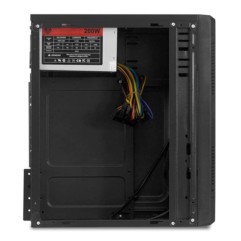 Gabinete TGT B110, Preto, TGT-B110-PR01