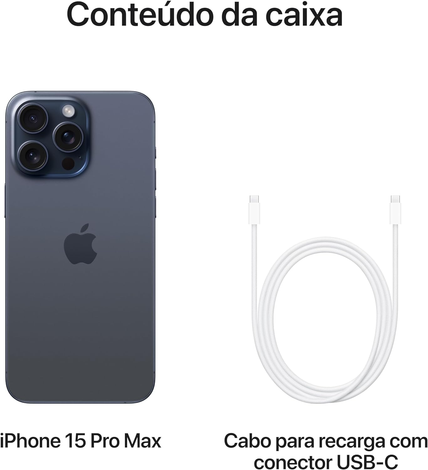 Apple iPhone 15 Pro Max (256 GB) — Titânio preto