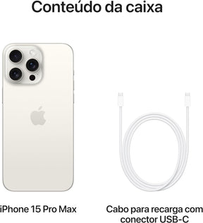 Apple iPhone 15 Pro Max (256 GB) — Titânio preto