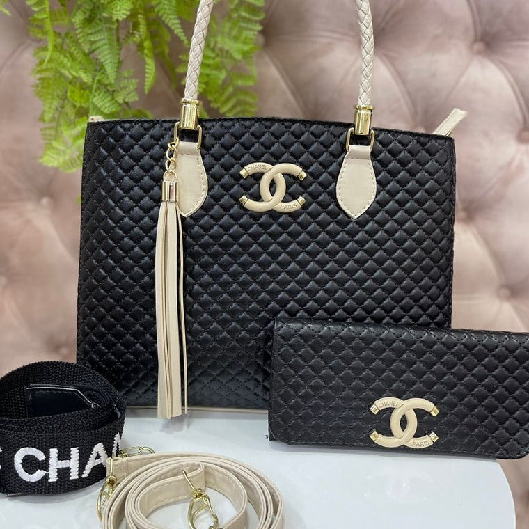 Kit Bolsa Chanel + Carteira e 2 Alças de Brinde - Últimas Unidades